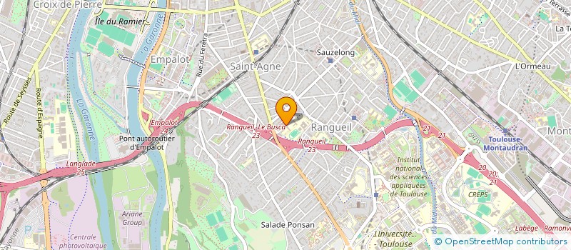 localisation de l'entreprise SYNDIC COPROPRIETE RES ANJOU à TOULOUSE