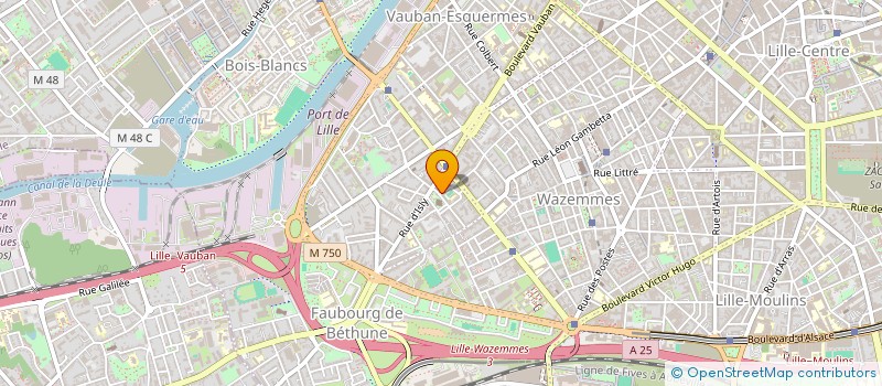 localisation de l'entreprise SYNDIC COPROPRIETE RES ARBONNOISE à LILLE