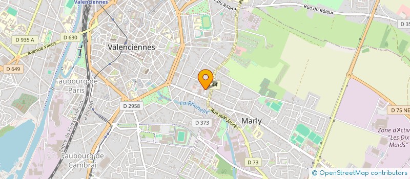 localisation de l'entreprise SYNDIC COPROPRIETE RES ARC EN CIEL à VALENCIENNES
