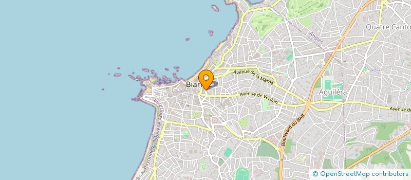 localisation de l'entreprise SYNDIC COPROPRIETE RES ARRANOA  BIARRITZ