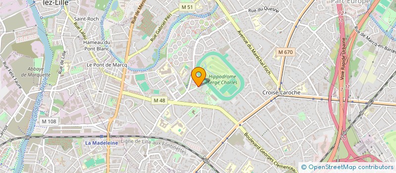 localisation de l'entreprise SYNDIC COPROPRIETE RES ASTRID à MARCQ-EN-BARŒUL