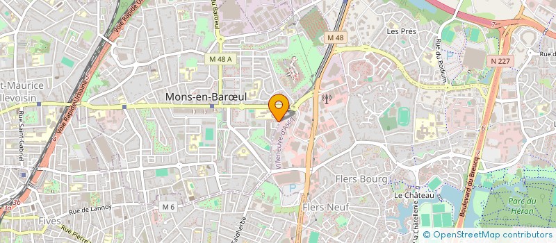 localisation de l'entreprise SYNDIC COPROPRIETE RES ATHENA à MONS-EN-BARŒUL