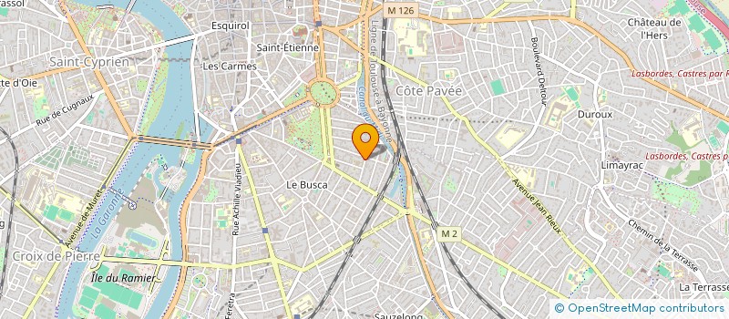 localisation de l'entreprise SYNDIC COPROPRIETE RES BEGUE DAVID à TOULOUSE