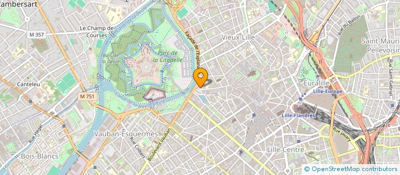 localisation de l'entreprise SYNDIC COPROPRIETE RES BOIS DE BOULOGNE à LILLE