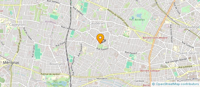 localisation de l'entreprise SYNDIC COPROPRIETE RES BORGHESE  BORDEAUX