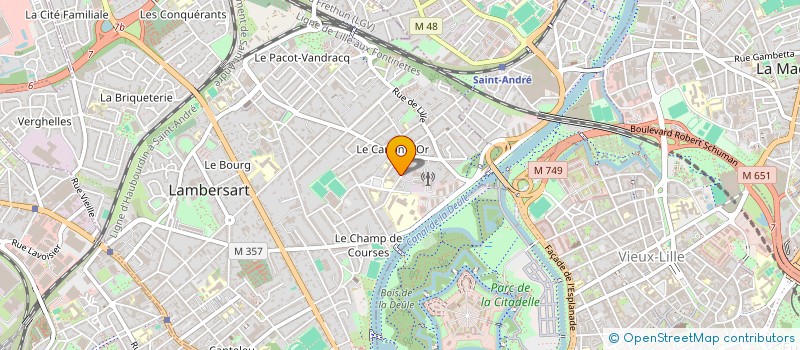 localisation de l'entreprise SYNDIC COPROPRIETE RES CARAVELLE à LAMBERSART