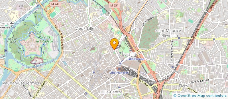 localisation de l'entreprise SYNDIC COPROPRIETE RES CARNOT CANONNIERS à LILLE
