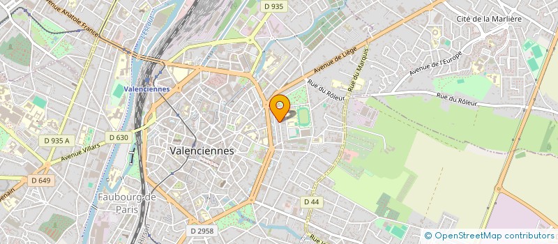 localisation de l'entreprise SYNDIC COPROPRIETE RES CARTIGNY VALERE à VALENCIENNES