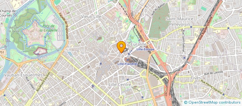 localisation de l'entreprise SYNDIC COPROPRIETE RES CENTRAL GARE  LILLE