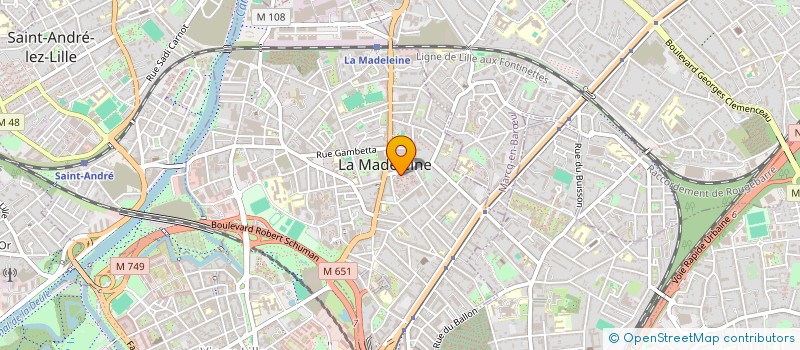 localisation de l'entreprise SYNDIC COPROPRIETE RES CENTRAL PARC à LA MADELEINE