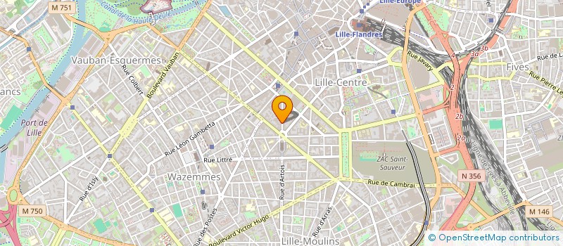 localisation de l'entreprise SYNDIC COPROPRIETE RES CHANTEREAU à LILLE