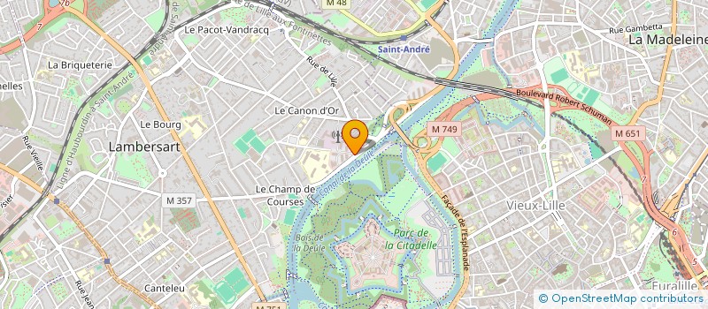 localisation de l'entreprise SYNDIC COPROPRIETE RES CONCORDE  LAMBERSART