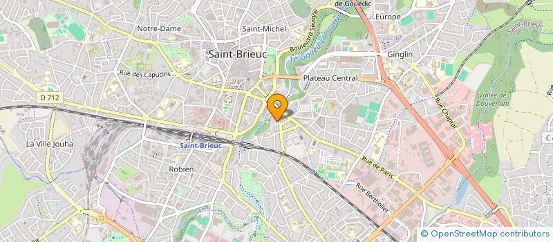localisation de l'entreprise SYNDIC COPROPRIETE RES COROT à SAINT-BRIEUC