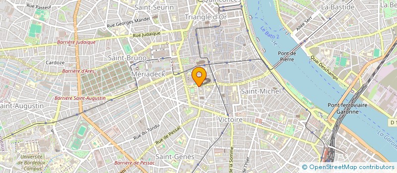 localisation de l'entreprise SYNDIC COPROPRIETE RES CURSOL BURGUET  BORDEAUX