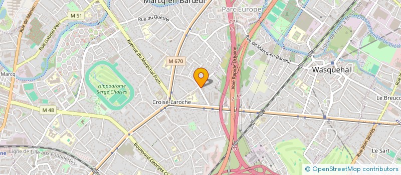 localisation de l'entreprise SYNDIC COPROPRIETE RES DE FRANCE à MARCQ-EN-BARŒUL