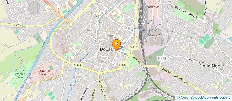 localisation de l'entreprise SYNDIC COPROPRIETE RES DE L'IP VI  DOUAI