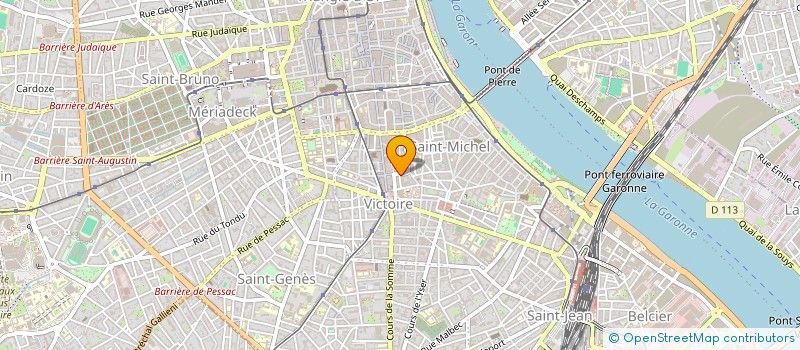 localisation de l'entreprise SYNDIC COPROPRIETE RES DES AUGUSTINS  BORDEAUX