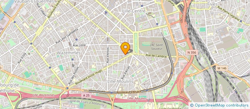 localisation de l'entreprise SYNDIC COPROPRIETE RES DESCARTES à LILLE