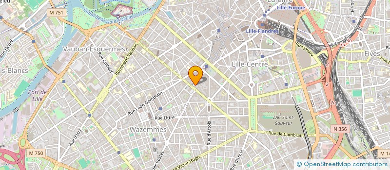 localisation de l'entreprise SYNDIC COPROPRIETE RES DU THEATRE à LILLE