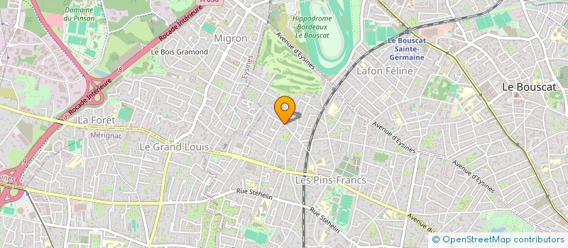 localisation de l'entreprise SYNDIC COPROPRIETE RES EUGENE DELACROIX  BORDEAUX