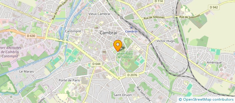 localisation de l'entreprise SYNDIC COPROPRIETE RES GAMBETTA  CAMBRAI