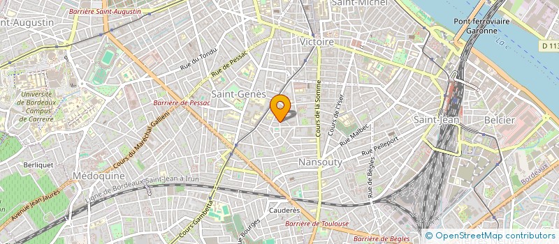 localisation de l'entreprise SYNDIC COPROPRIETE RES GAUGAIN  BORDEAUX