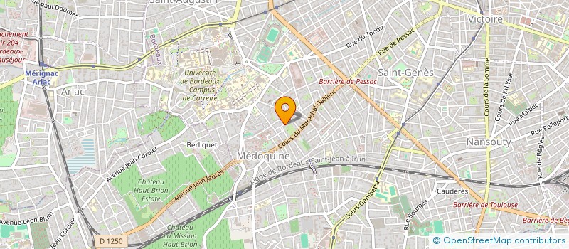 localisation de l'entreprise SYNDIC COPROPRIETE RES GEORGES V  BORDEAUX