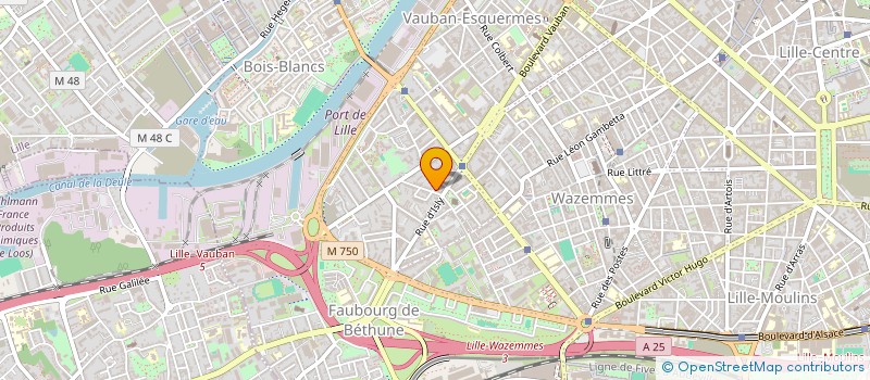 localisation de l'entreprise SYNDIC COPROPRIETE RES HALEVY à LILLE