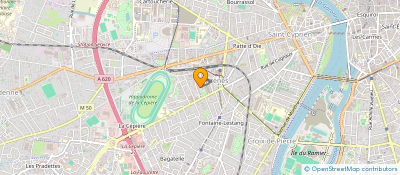 localisation de l'entreprise SYNDIC COPROPRIETE RES JARDINS PECH A3 à TOULOUSE