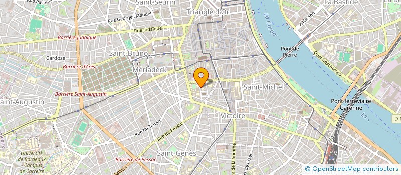 localisation de l'entreprise SYNDIC COPROPRIETE RES JEAN BURGUET  BORDEAUX