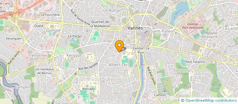 localisation de l'entreprise SYNDIC COPROPRIETE RES JEANNE D ARC à VANNES