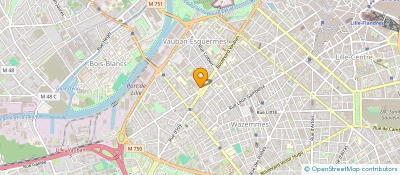 localisation de l'entreprise SYNDIC COPROPRIETE RES LA BASSEE LECLERC à LILLE