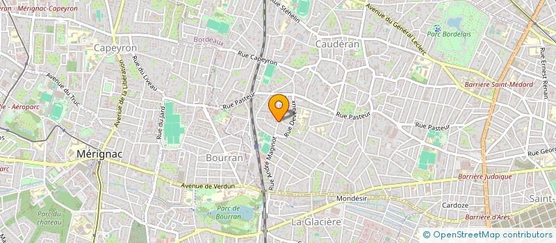 localisation de l'entreprise SYNDIC COPROPRIETE RES LA CLAIRIERE  BORDEAUX