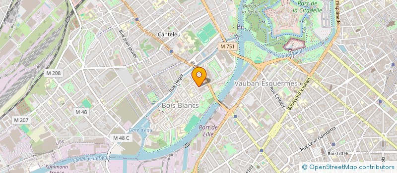 localisation de l'entreprise SYNDIC COPROPRIETE RES LA ROSERAIE à LILLE
