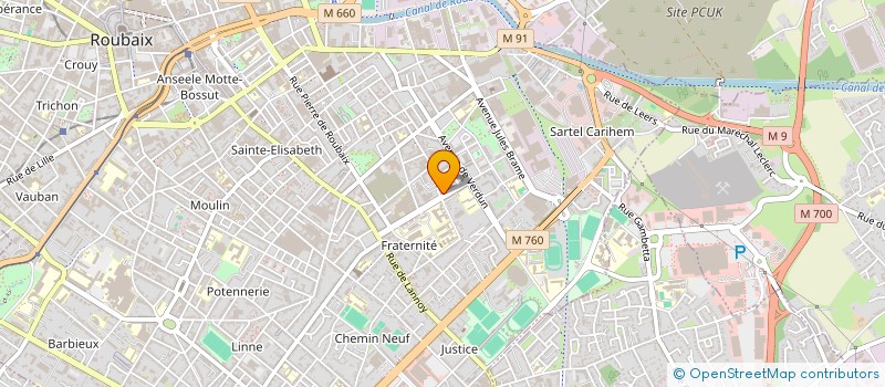 localisation de l'entreprise SYNDIC COPROPRIETE RES LA VIEILLE CENSE  ROUBAIX