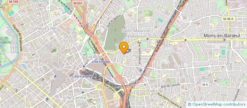 localisation de l'entreprise SYNDIC COPROPRIETE RES LE CHATEAU à LILLE