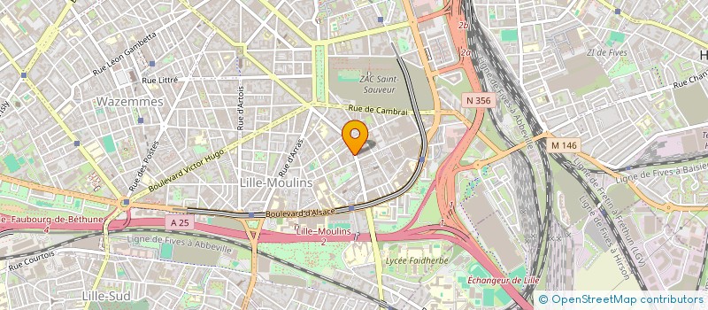 localisation de l'entreprise SYNDIC COPROPRIETE RES LE GRAND LARGE à LILLE