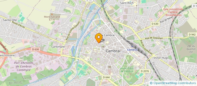 localisation de l'entreprise SYNDIC COPROPRIETE RES LE MONALDY  CAMBRAI