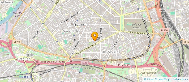 localisation de l'entreprise SYNDIC COPROPRIETE RES LE VIGNY à LILLE