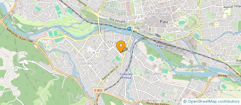 localisation de l'entreprise SYNDIC COPROPRIETE RES LEON SAY à PAU