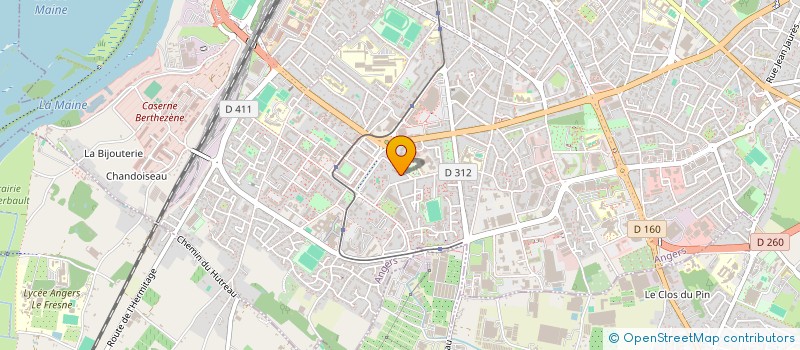 localisation de l'entreprise SYNDIC COPROPRIETE RES LEONARD DE VINCI à ANGERS