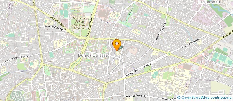 localisation de l'entreprise SYNDIC COPROPRIETE RES LES BLEUETS II à PAU