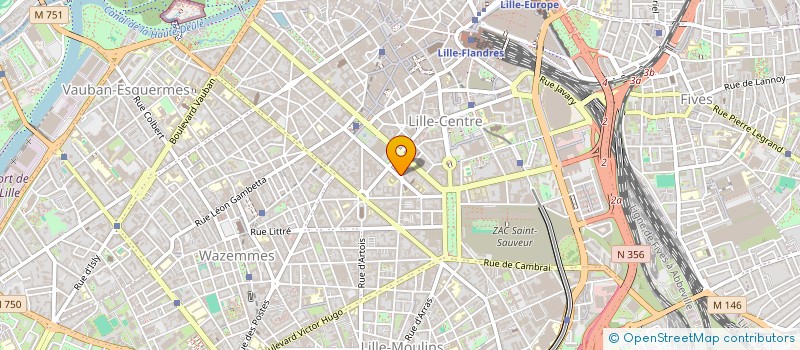 localisation de l'entreprise SYNDIC COPROPRIETE RES LES FACULTES à LILLE
