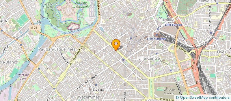 localisation de l'entreprise SYNDIC COPROPRIETE RES LES JARDINS à LILLE