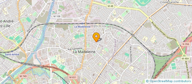 localisation de l'entreprise SYNDIC COPROPRIETE RES LES MUSES à LA MADELEINE