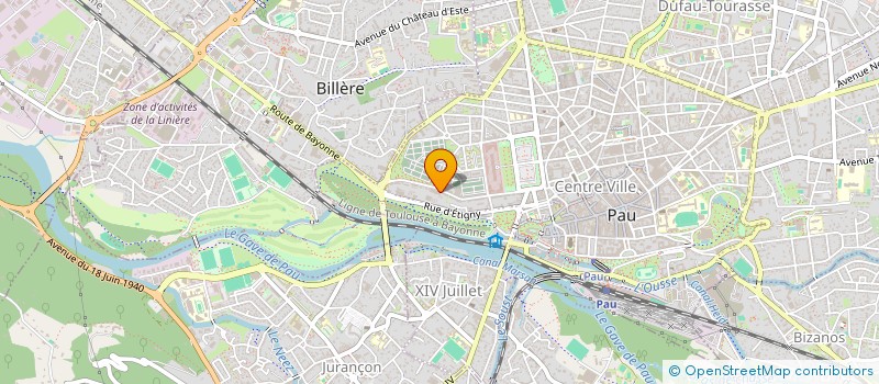 localisation de l'entreprise SYNDIC COPROPRIETE RES LES RELAIS DU SUD à PAU