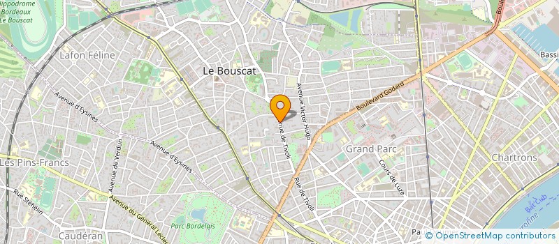 localisation de l'entreprise SYNDIC COPROPRIETE RES LES SPORADES  LE BOUSCAT