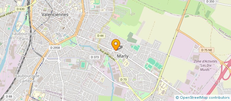 localisation de l'entreprise SYNDIC COPROPRIETE RES LES TAMARIS  MARLY