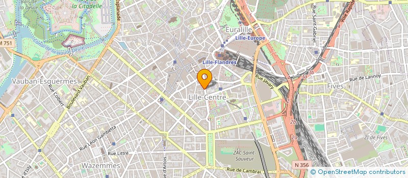 localisation de l'entreprise SYNDIC COPROPRIETE RES LILLE CENTRE à LILLE