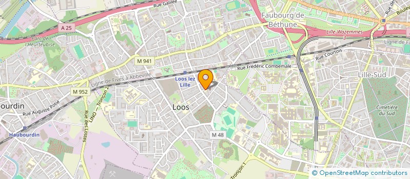 localisation de l'entreprise SYNDIC COPROPRIETE RES LOOS CENTRE  LOOS